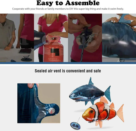 القرش الطائر بتحكم عن بعد